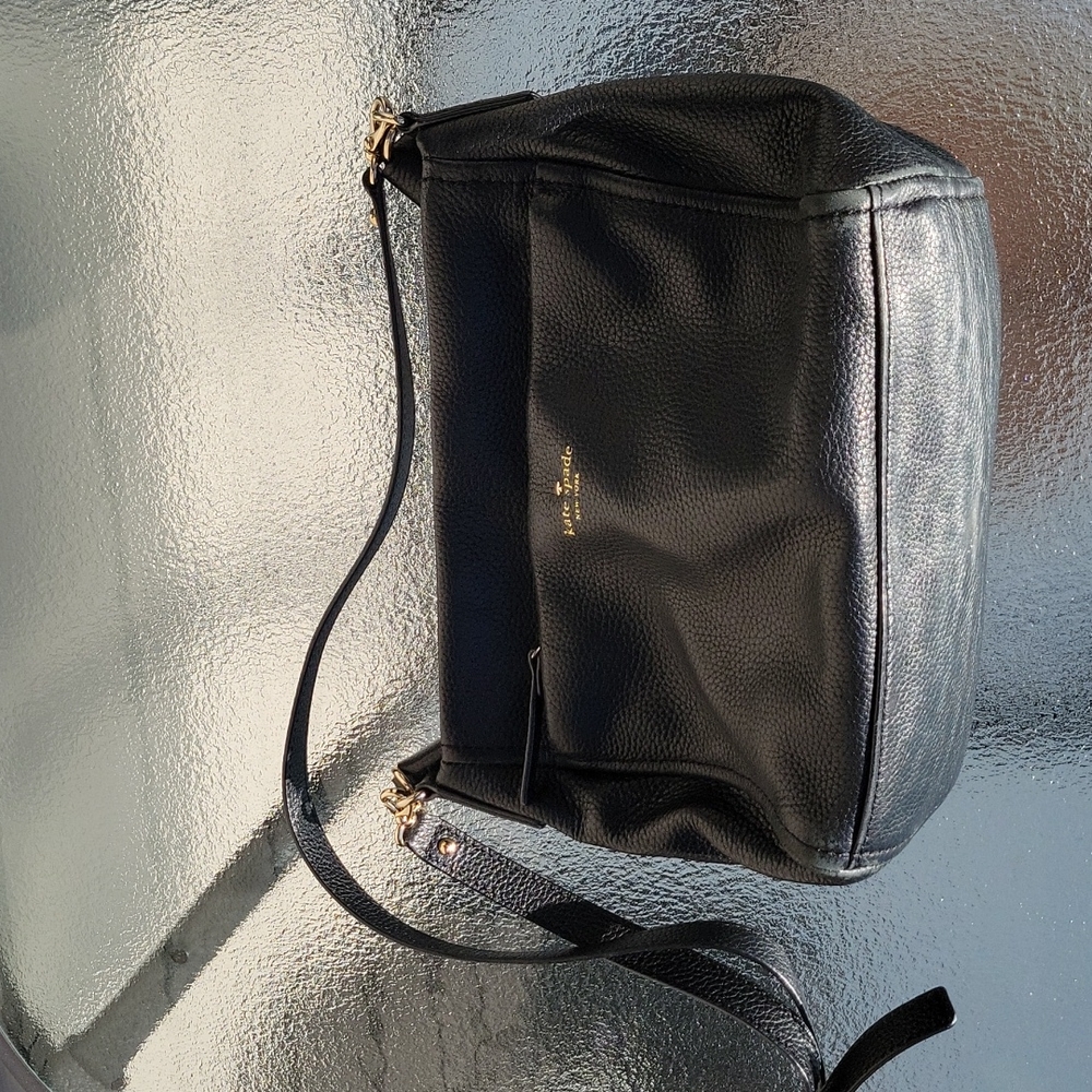 Kate Spade/ Cobble Hill Little Curtis Black Leather Purse - Picture 11 of 17